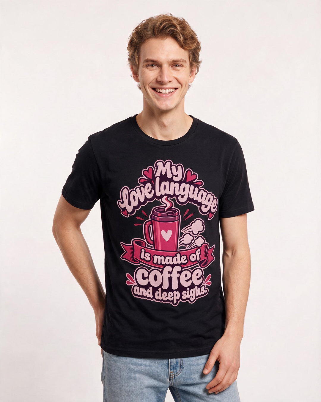 Mom Black T-Shirt for Men – Everyday Expression Graphic Tee product image 1