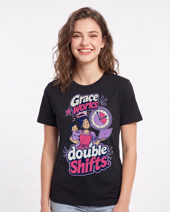 Christian Faith Black T-Shirt for Women – Everyday Expression Graphic Tee product image 1