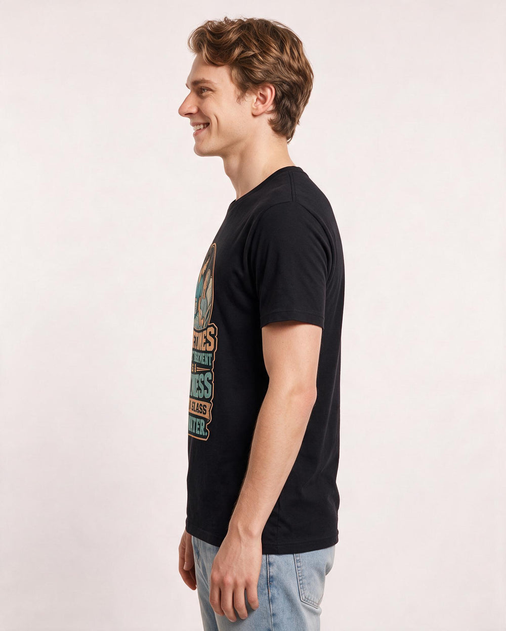 Nurse Black T-Shirt for Men – Nursing Life Graphic Tee product image 2