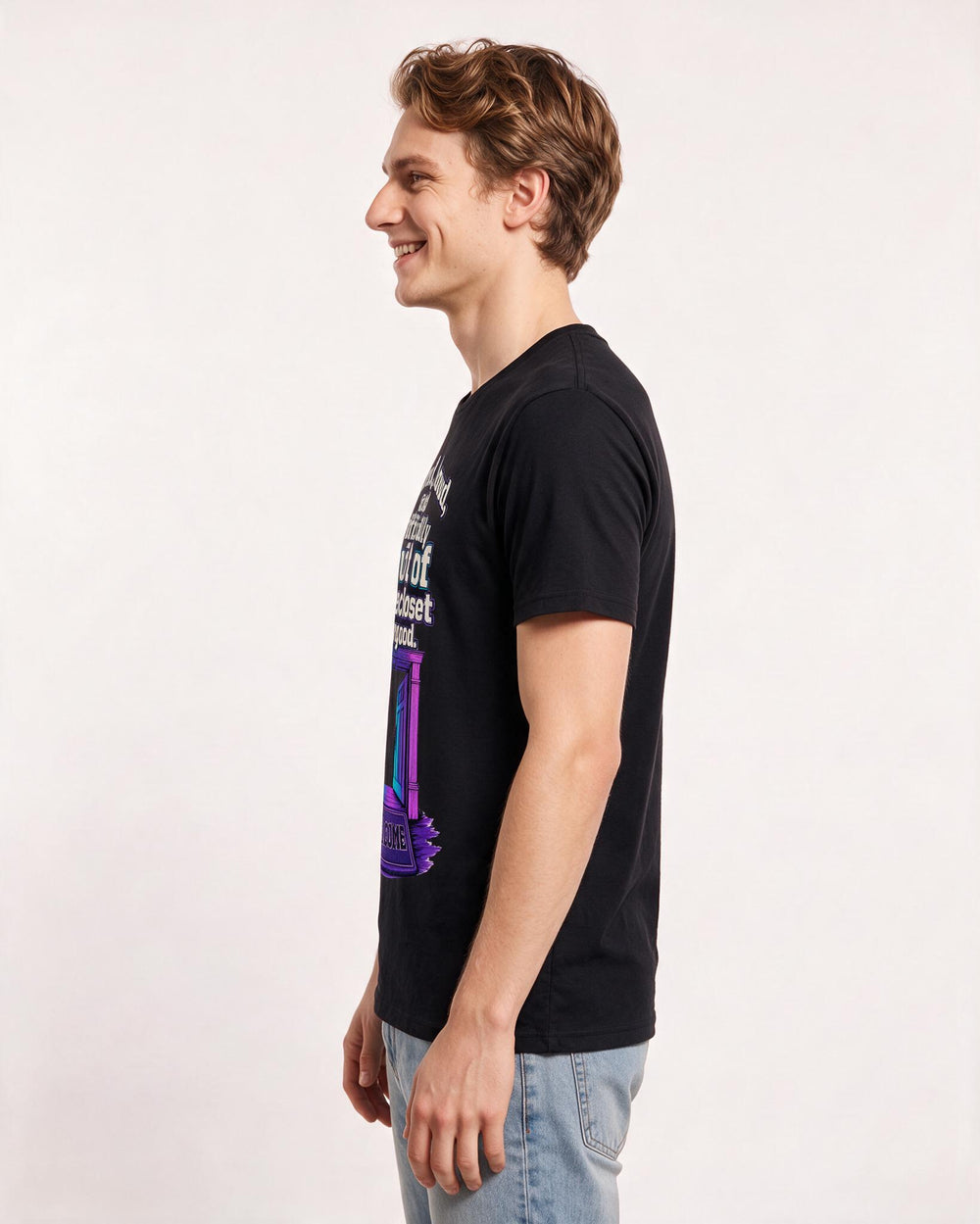 Pride Black T-Shirt for Men – Everyday Expression Graphic Tee product image 2