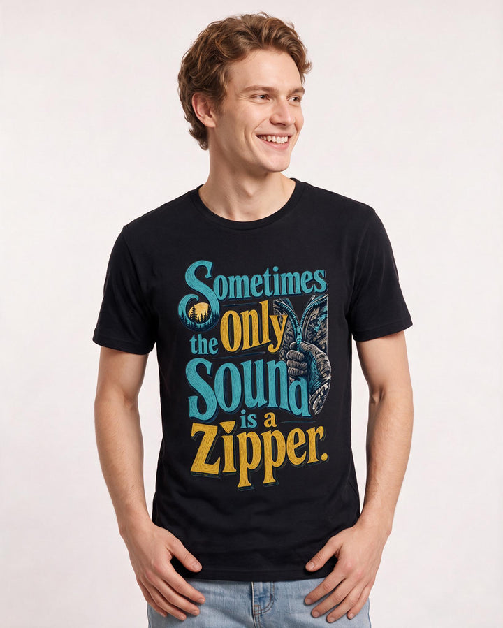 Hunting Black T-Shirt for Men – Everyday Expression Graphic Tee product image 3