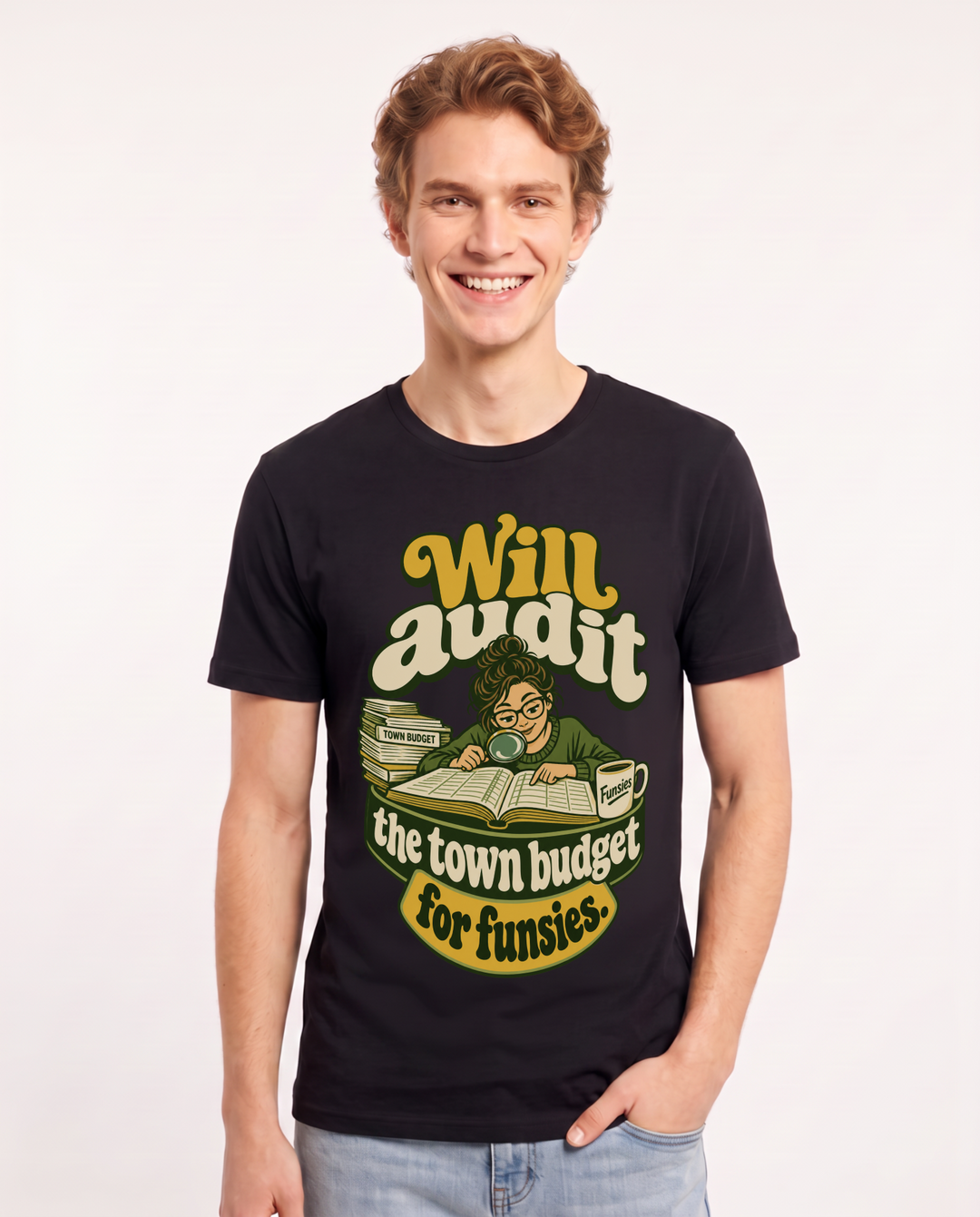 Political Statement Black T-Shirt for Men – Everyday Expression Graphic Tee product image 3