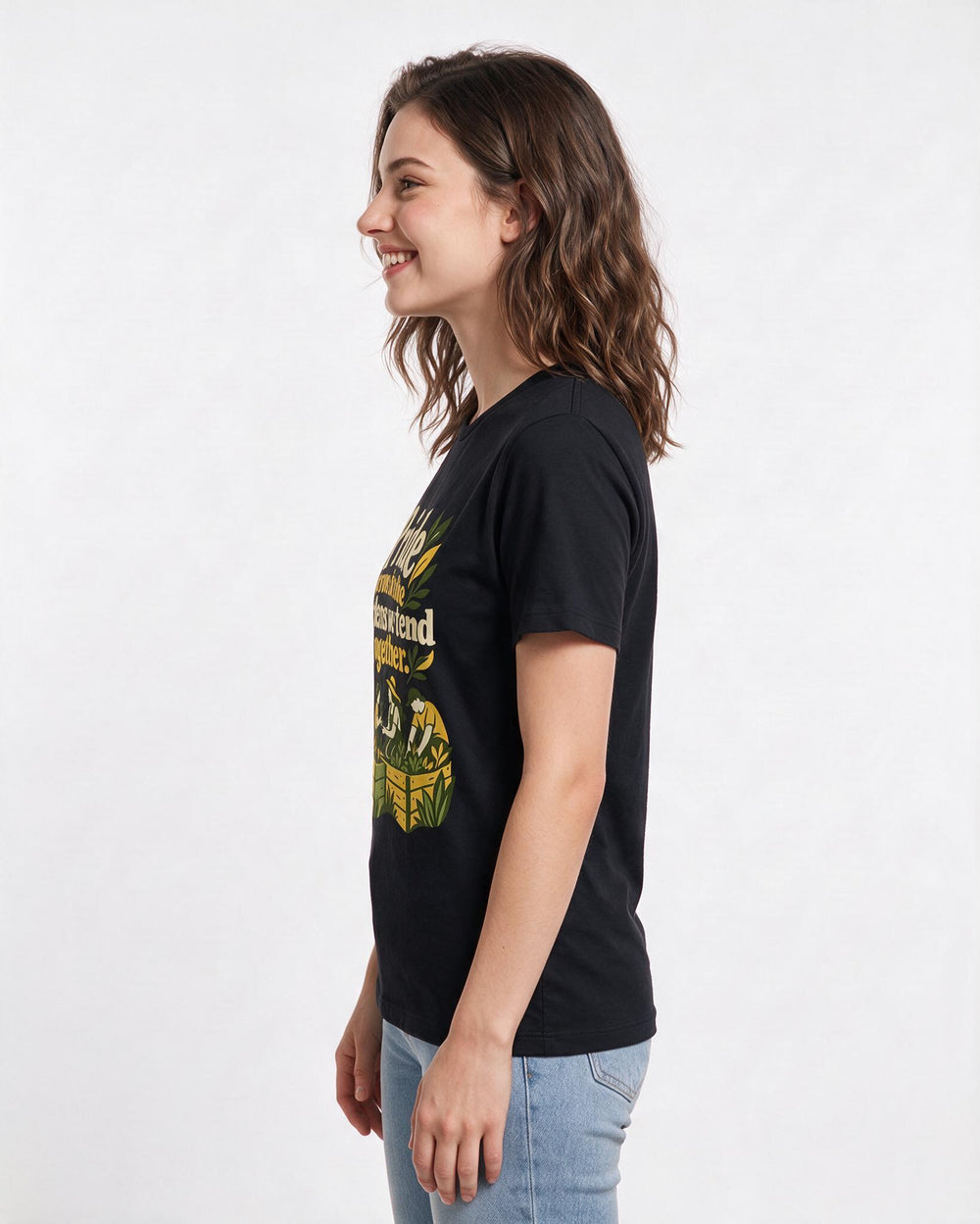 Patriotic Black T-Shirt for Women – Everyday Expression Graphic Tee product image 2