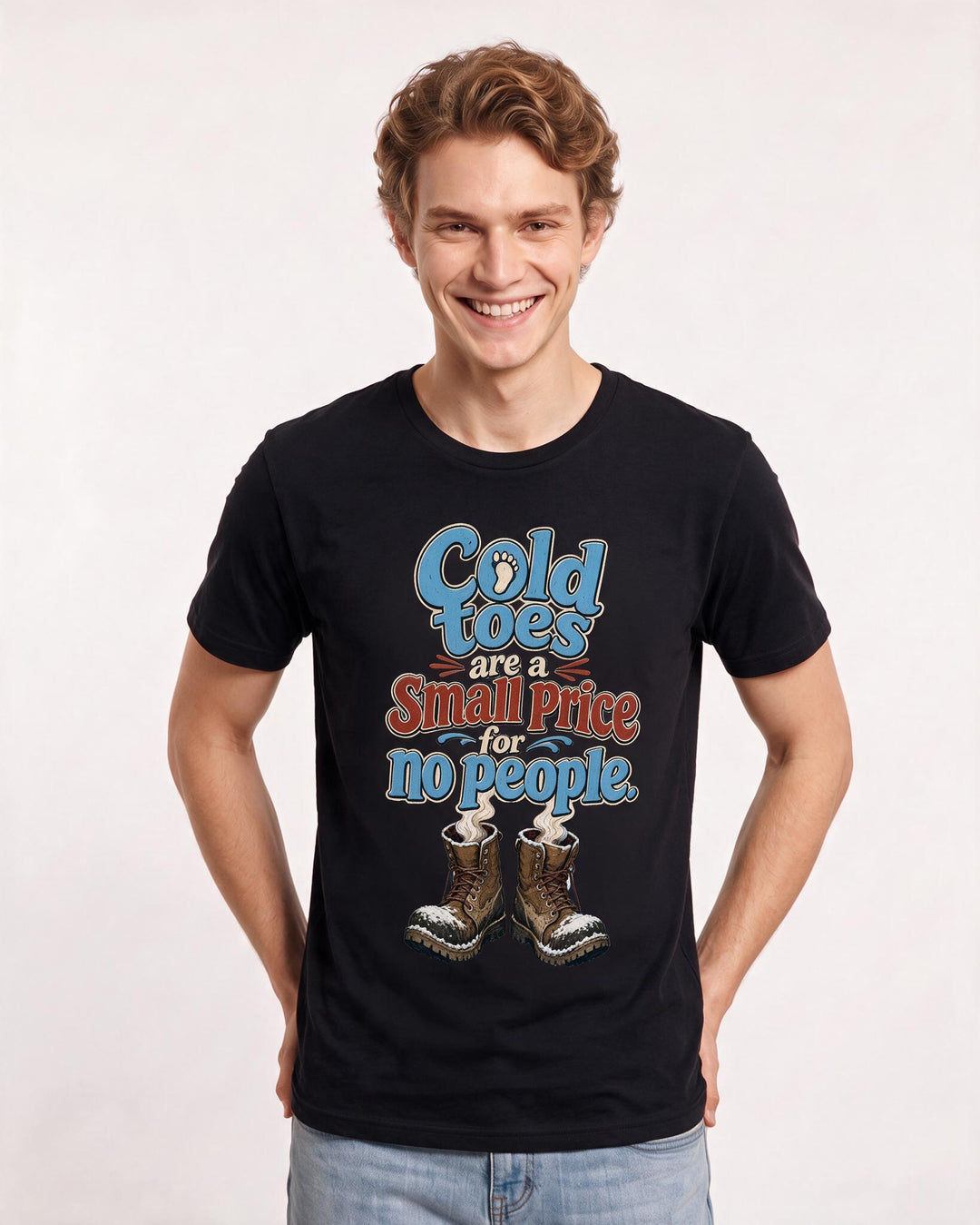 Hunting Black T-Shirt for Men – Everyday Expression Graphic Tee product image 1