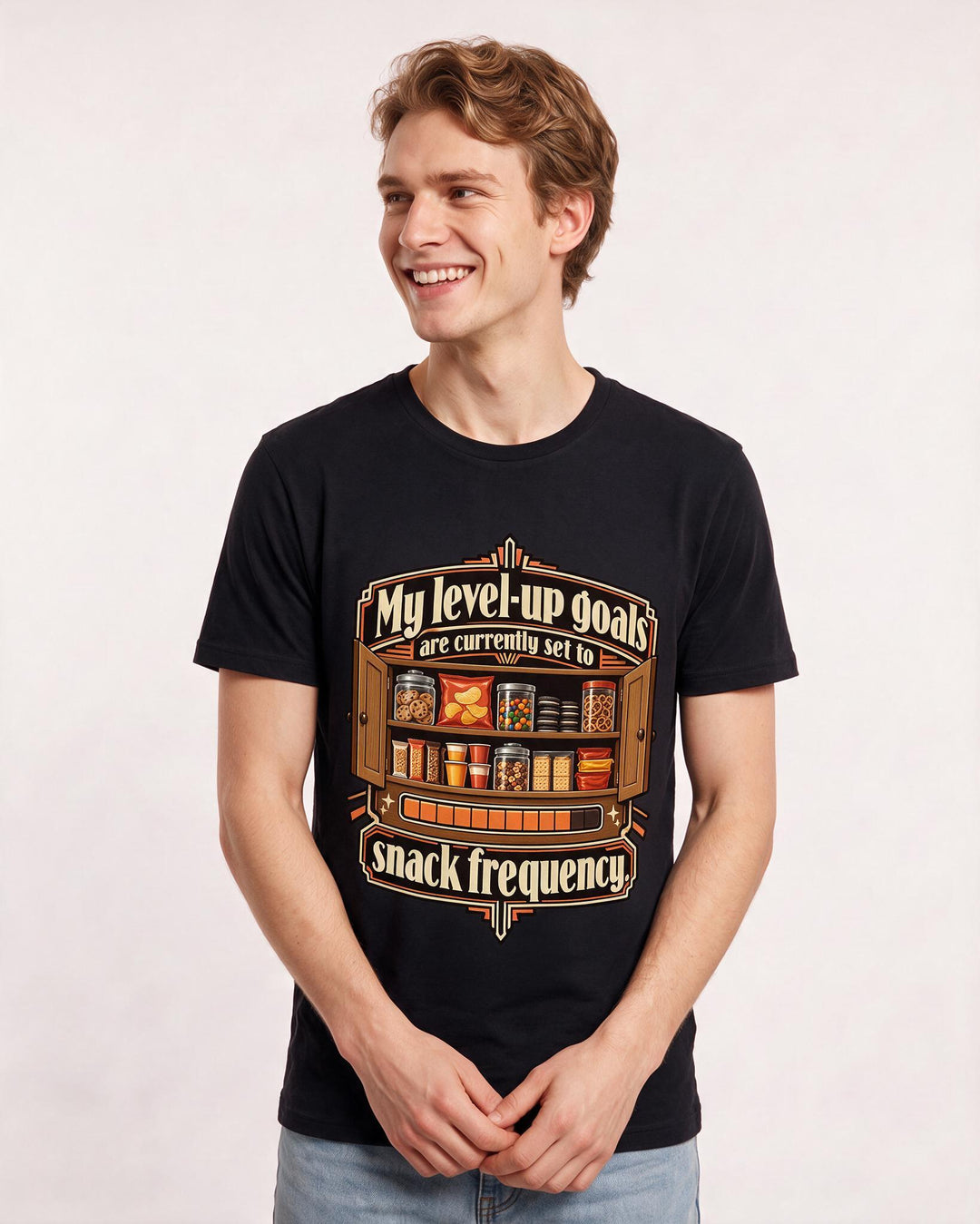 Gaming Black T-Shirt for Men – Game Night Graphic Tee product image 1