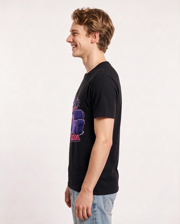 Gaming Black T-Shirt for Men – Game Night Graphic Tee product image 2