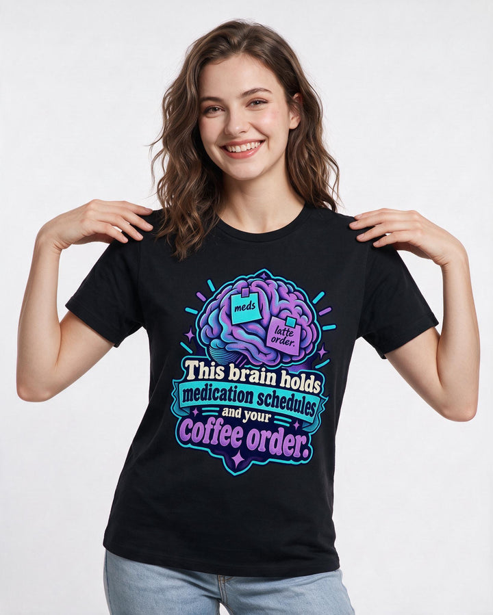 Nurse Black T-Shirt for Women – Nursing Life Graphic Tee product image 1