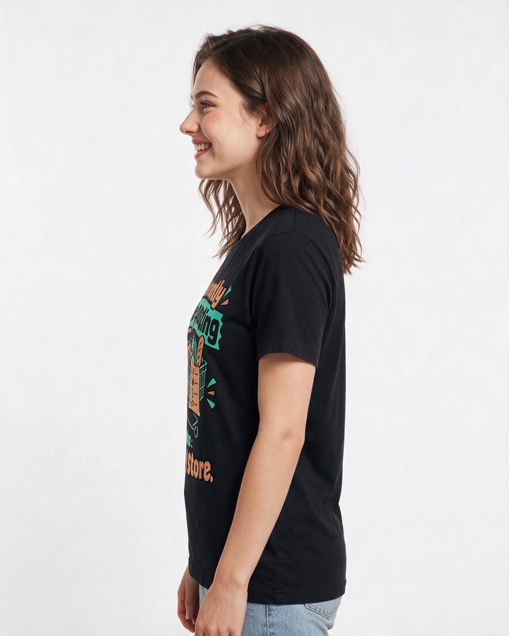 Gaming Black T-Shirt for Women – Game Night Graphic Tee product image 2