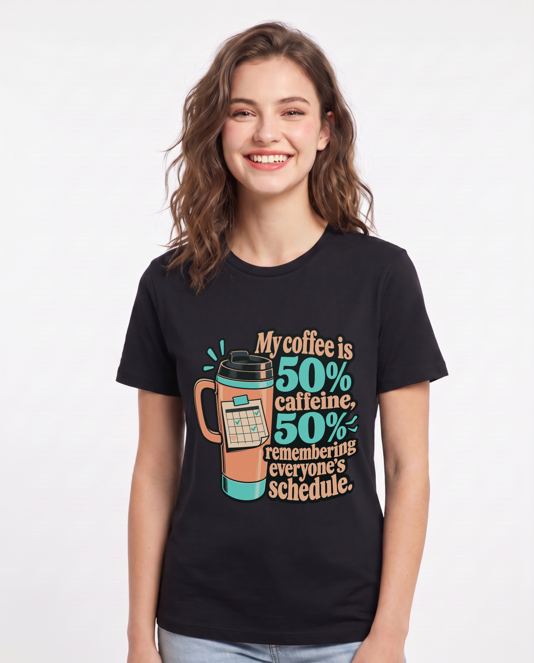 Mom Black T-Shirt for Women – Everyday Expression Graphic Tee product image 3
