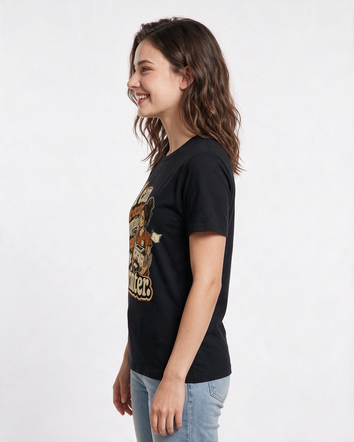 Nurse Black T-Shirt for Women – Nursing Life Graphic Tee product image 2