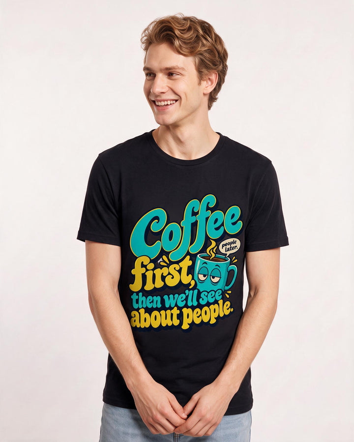 Mom Black T-Shirt for Men – Everyday Expression Graphic Tee product image 1
