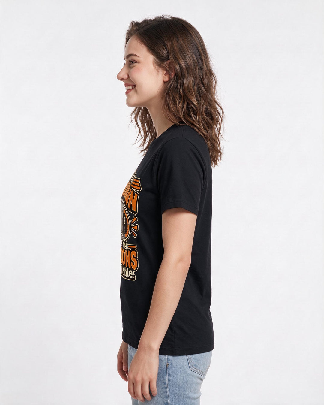 Gaming Black T-Shirt for Women – Game Night Graphic Tee product image 2