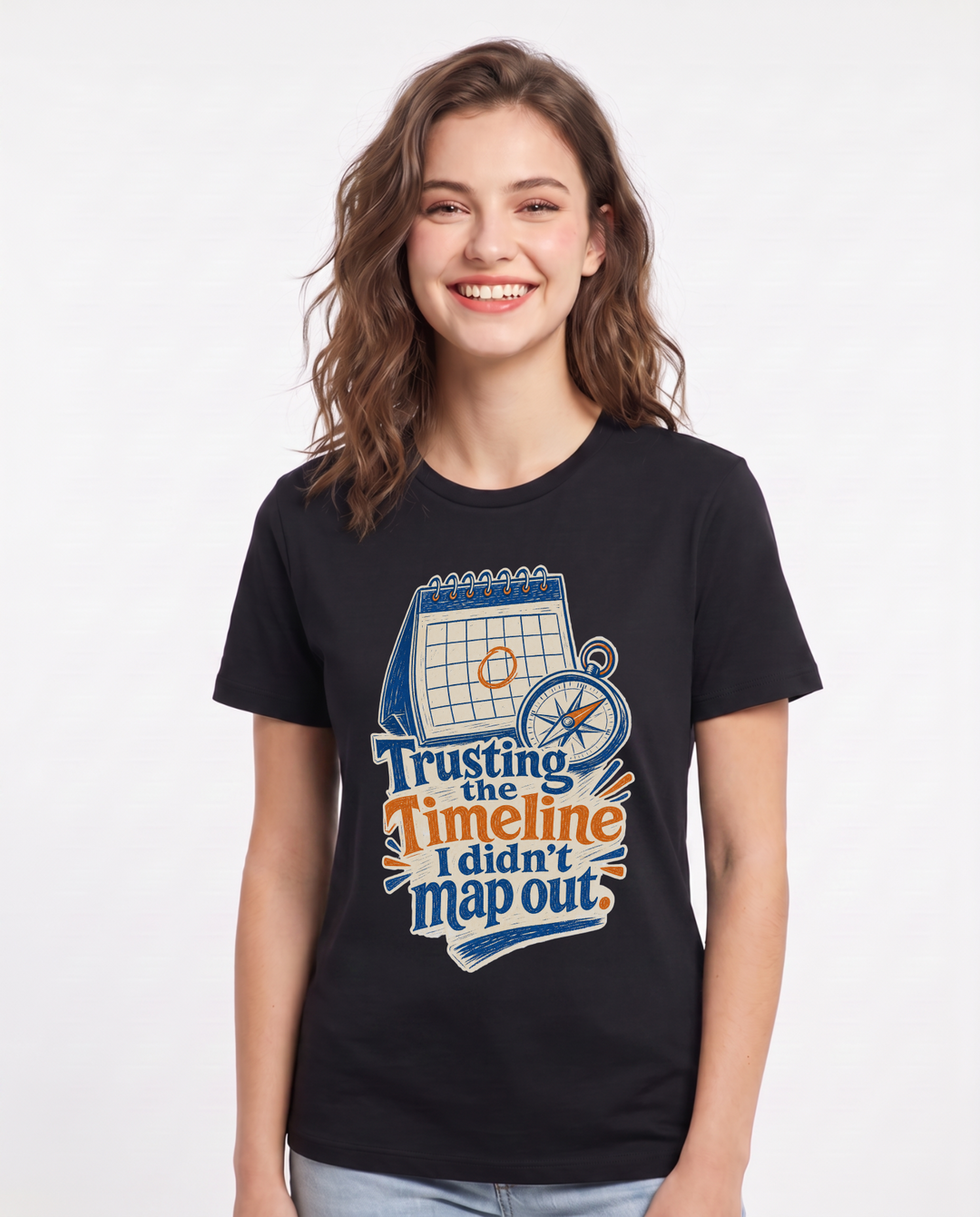 Christian Faith Black T-Shirt for Women – Everyday Expression Graphic Tee product image 1
