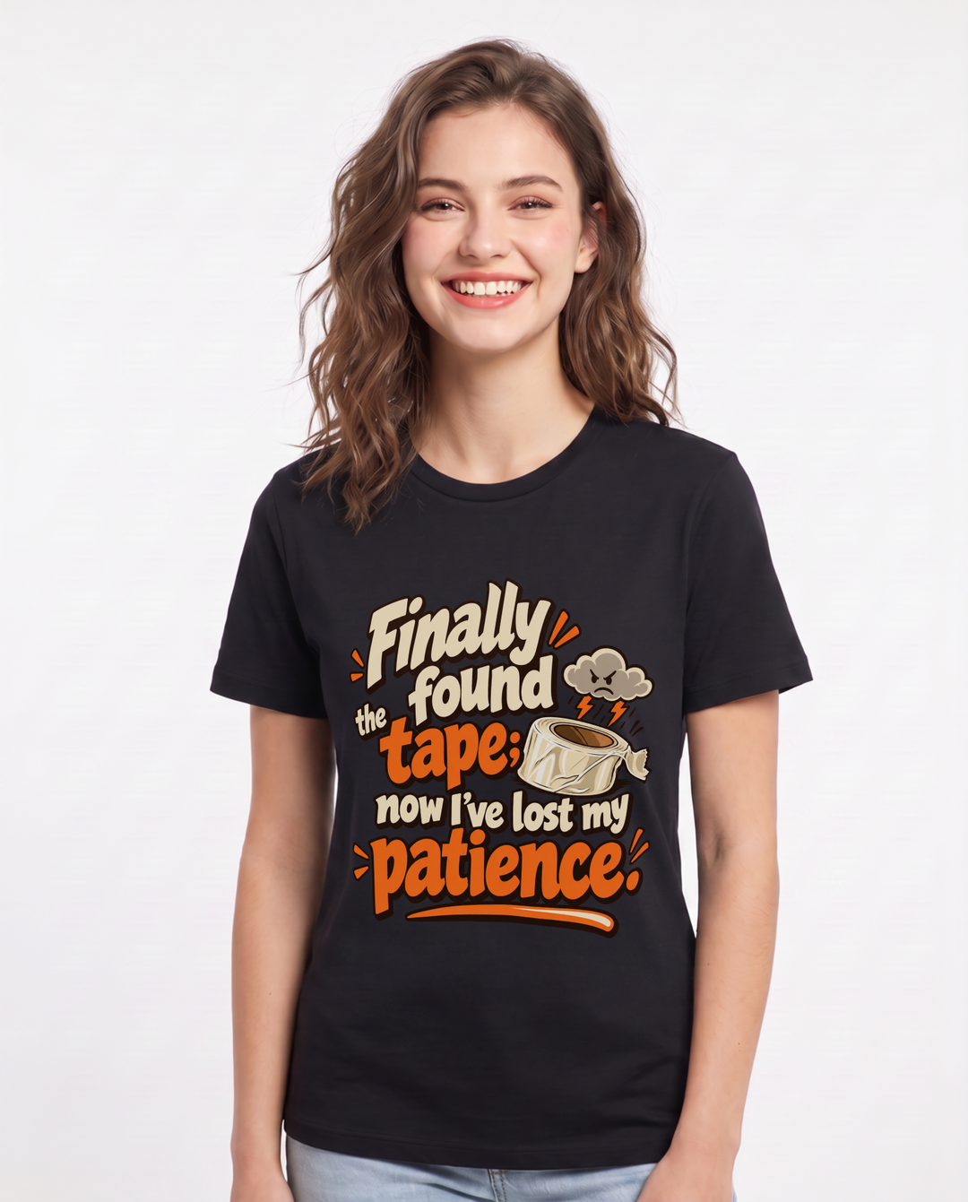 Christmas Black T-Shirt for Women – Holiday Theme Graphic Tee product image 3