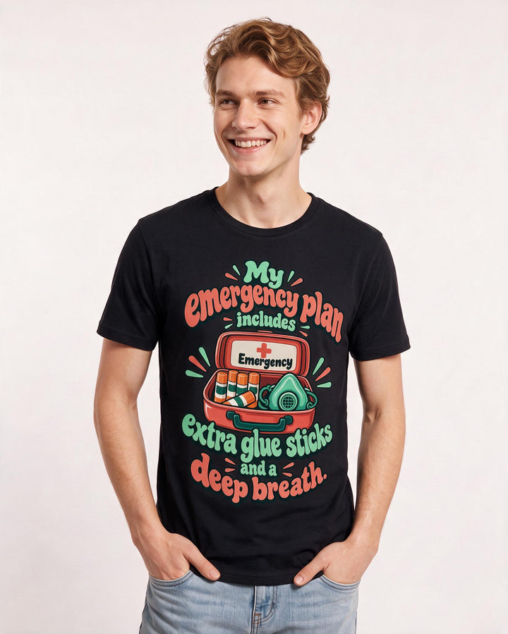 Teacher Black T-Shirt for Men – Everyday Expression Graphic Tee product image 1
