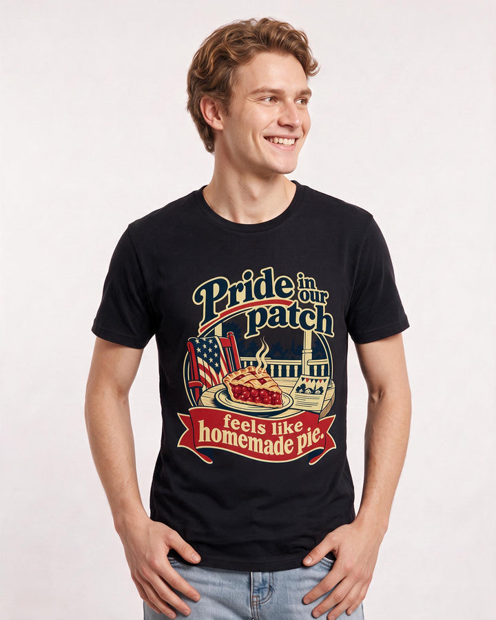 Patriotic Black T-Shirt for Men – Everyday Expression Graphic Tee product image 1