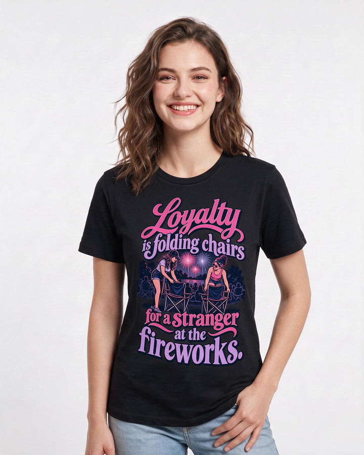 Patriotic Black T-Shirt for Women – Everyday Expression Graphic Tee product image 1
