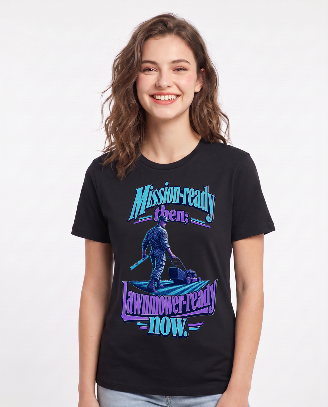 Veteran Black T-Shirt for Women – Everyday Expression Graphic Tee product image 1