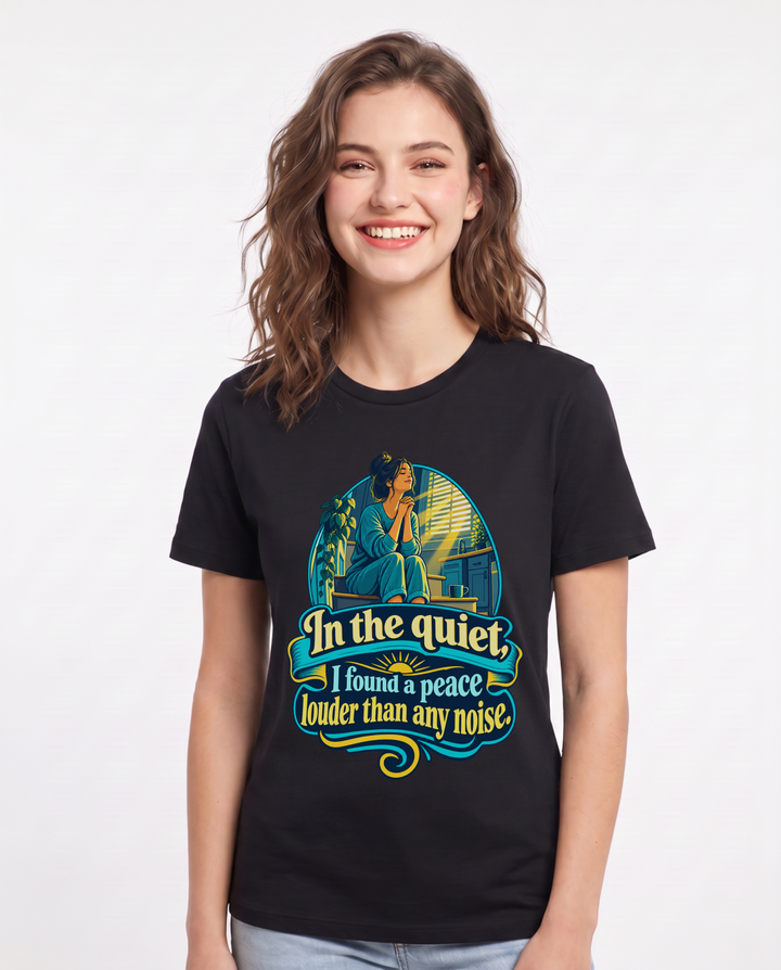 Christian Faith Black T-Shirt for Women – Everyday Expression Graphic Tee product image 3