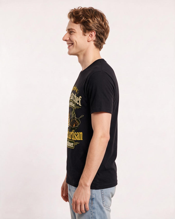 Grandparent Black T-Shirt for Men – Everyday Expression Graphic Tee product image 2