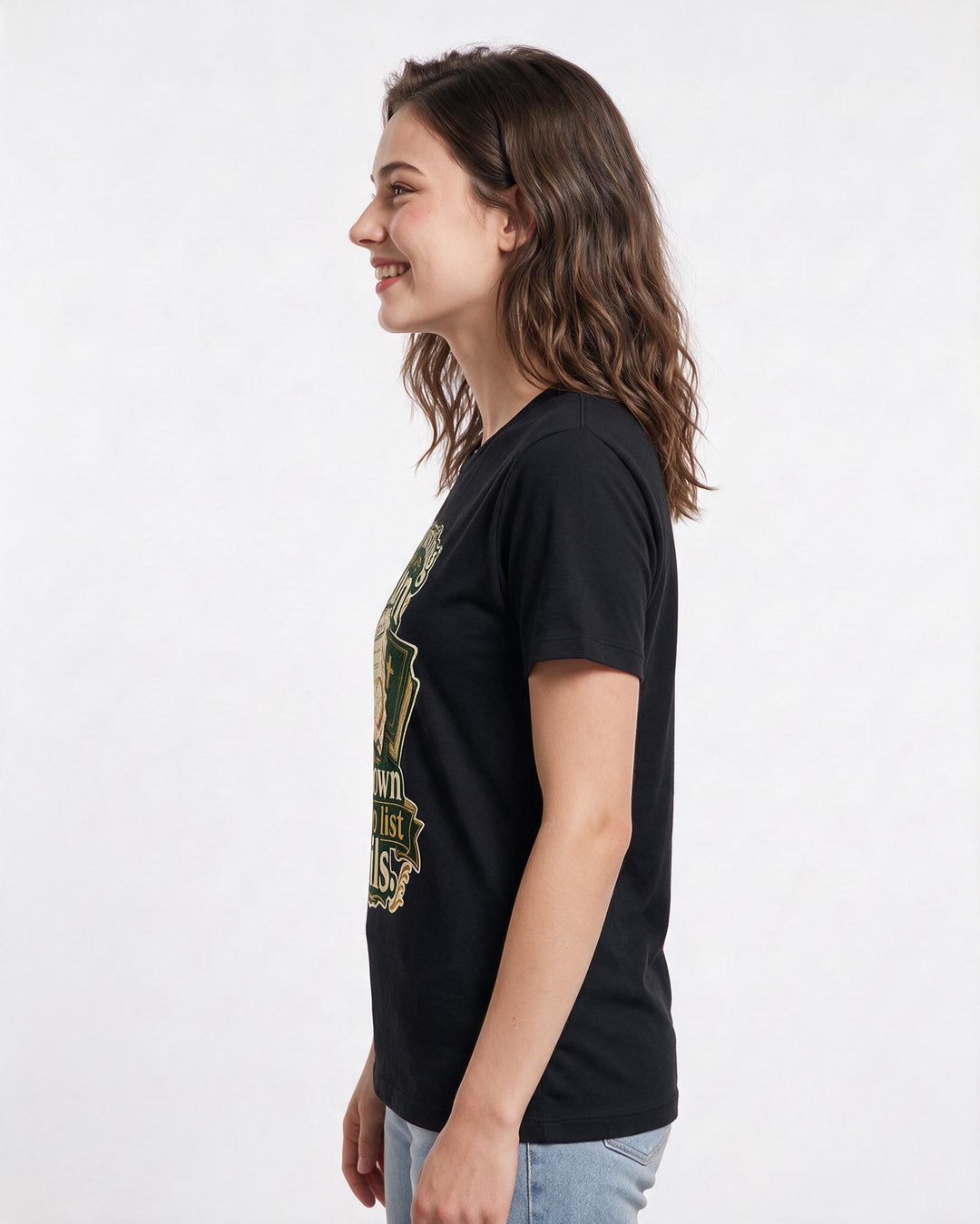 Christian Faith Black T-Shirt for Women – Everyday Expression Graphic Tee product image 2