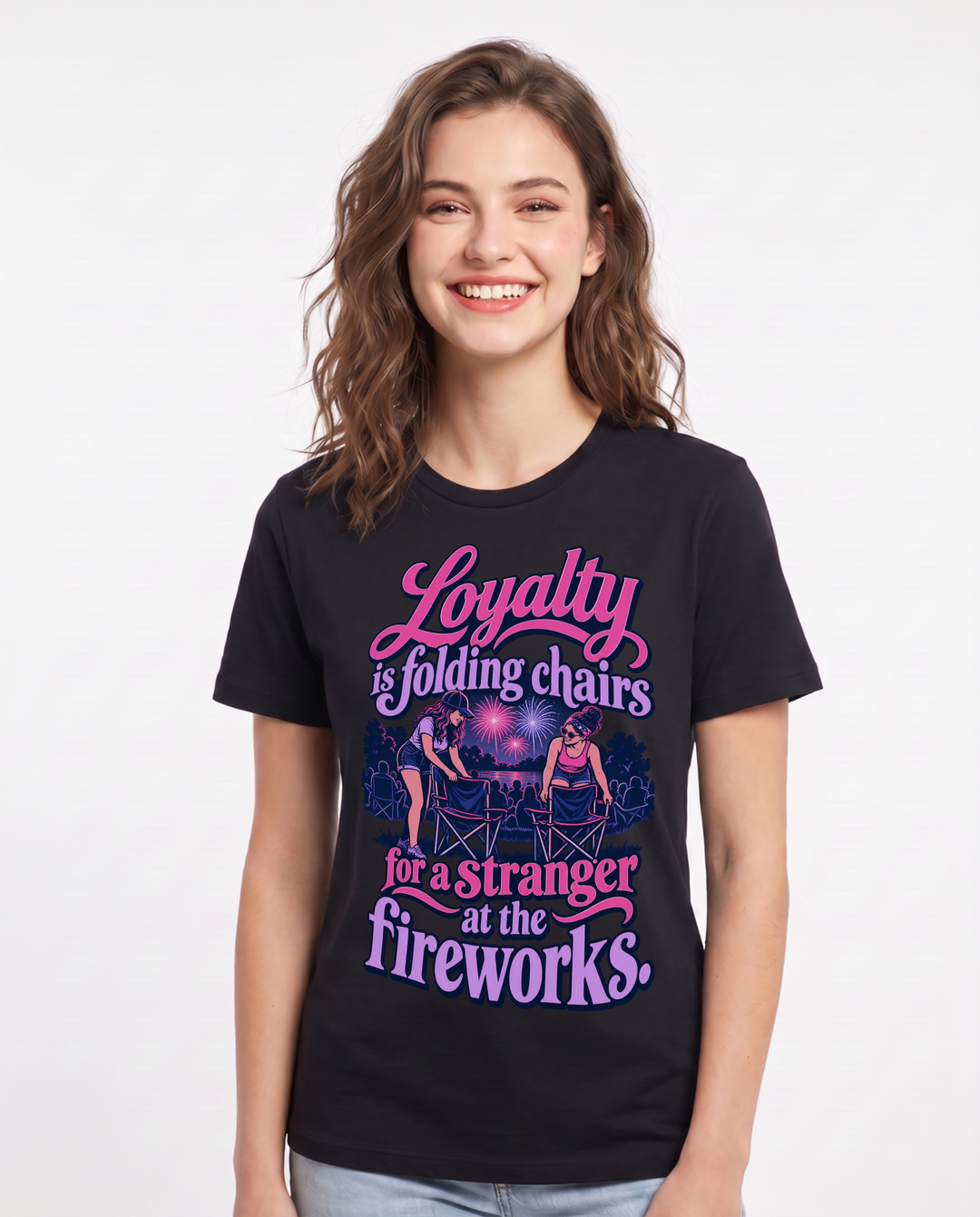 Patriotic Black T-Shirt for Women – Everyday Expression Graphic Tee product image 3