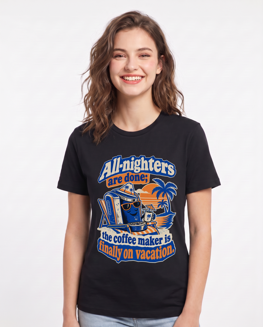 Graduation Black T-Shirt for Women – Everyday Expression Graphic Tee product image 3