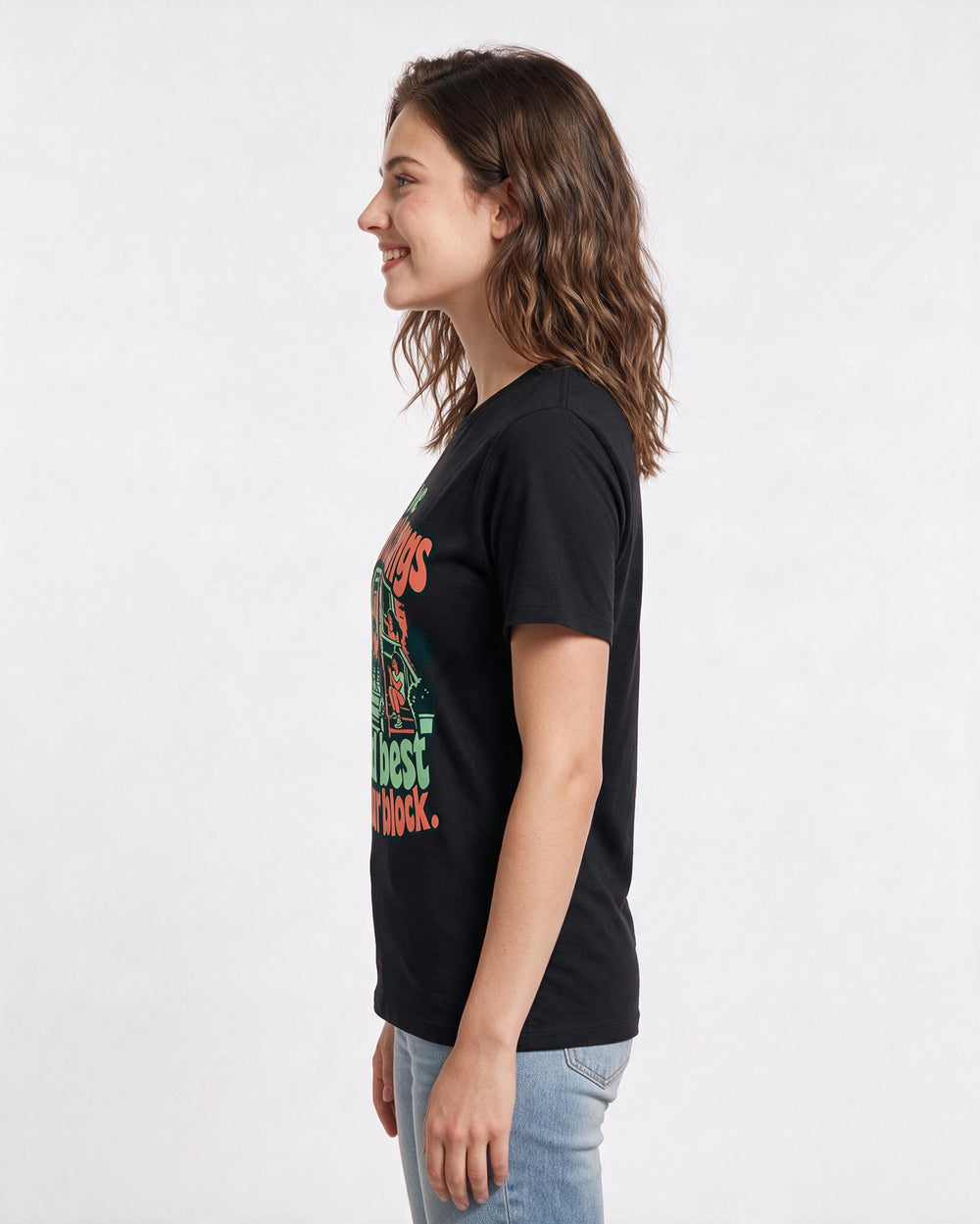 Patriotic Black T-Shirt for Women – Everyday Expression Graphic Tee product image 2