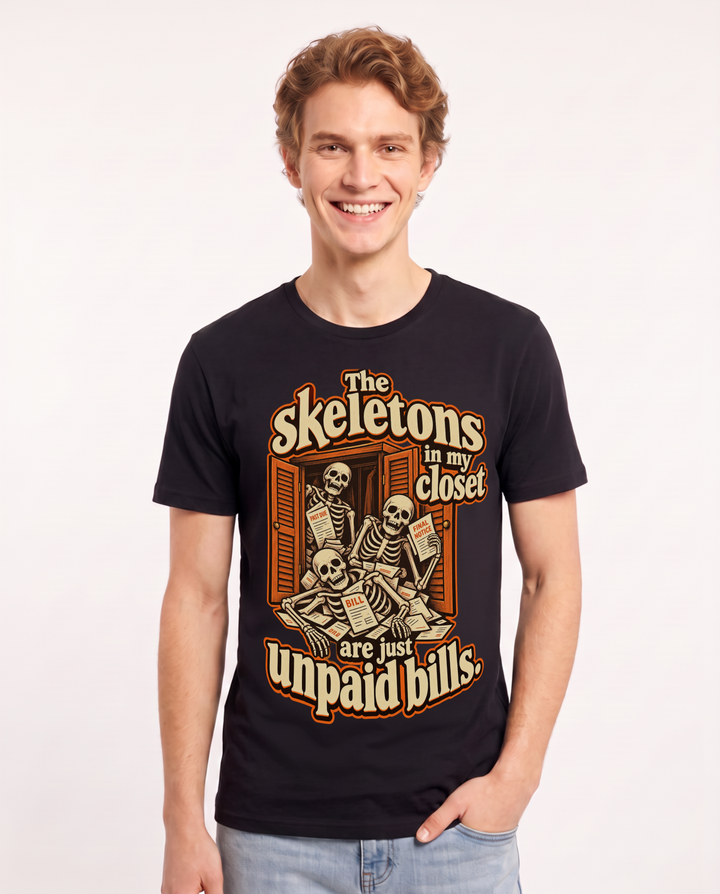 Halloween Black T-Shirt for Men – Halloween Theme Graphic Tee product image 3