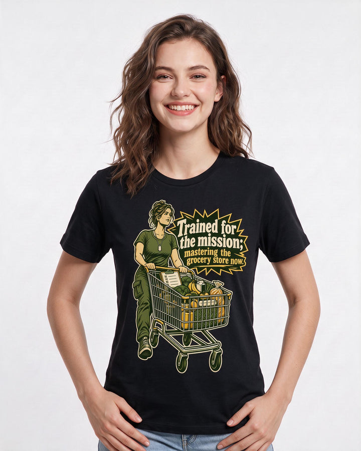 Veteran Black T-Shirt for Women – Everyday Expression Graphic Tee product image 1