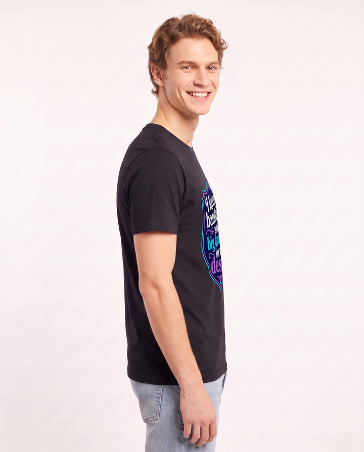 Teacher Gift Men's Black T-Shirt - I keep bandaids and big dreams in product image 2