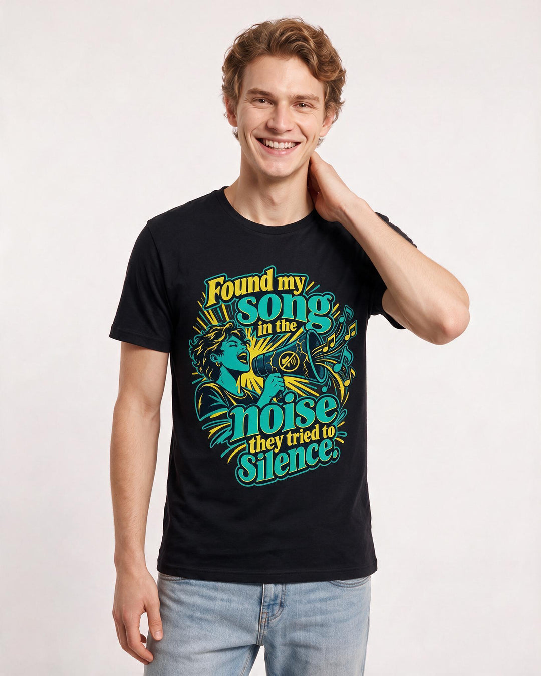 Pride Black T-Shirt for Men – Everyday Expression Graphic Tee product image 1