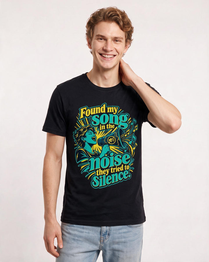 Pride Black T-Shirt for Men – Everyday Expression Graphic Tee product image 1