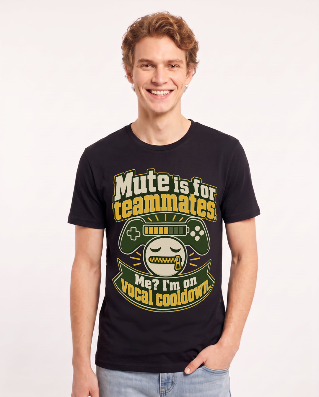 Gaming Black T-Shirt for Men – Game Night Graphic Tee product image 3