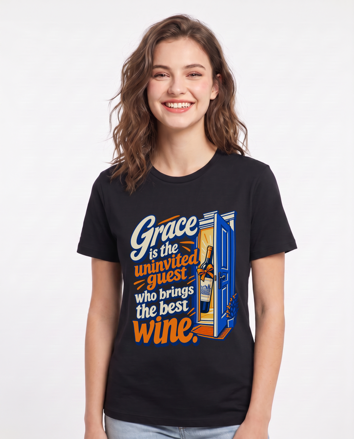 Christian Faith Black T-Shirt for Women – Everyday Expression Graphic Tee product image 3
