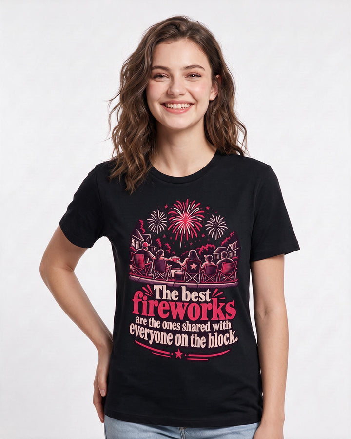 Patriotic Black T-Shirt for Women – Everyday Expression Graphic Tee product image 1
