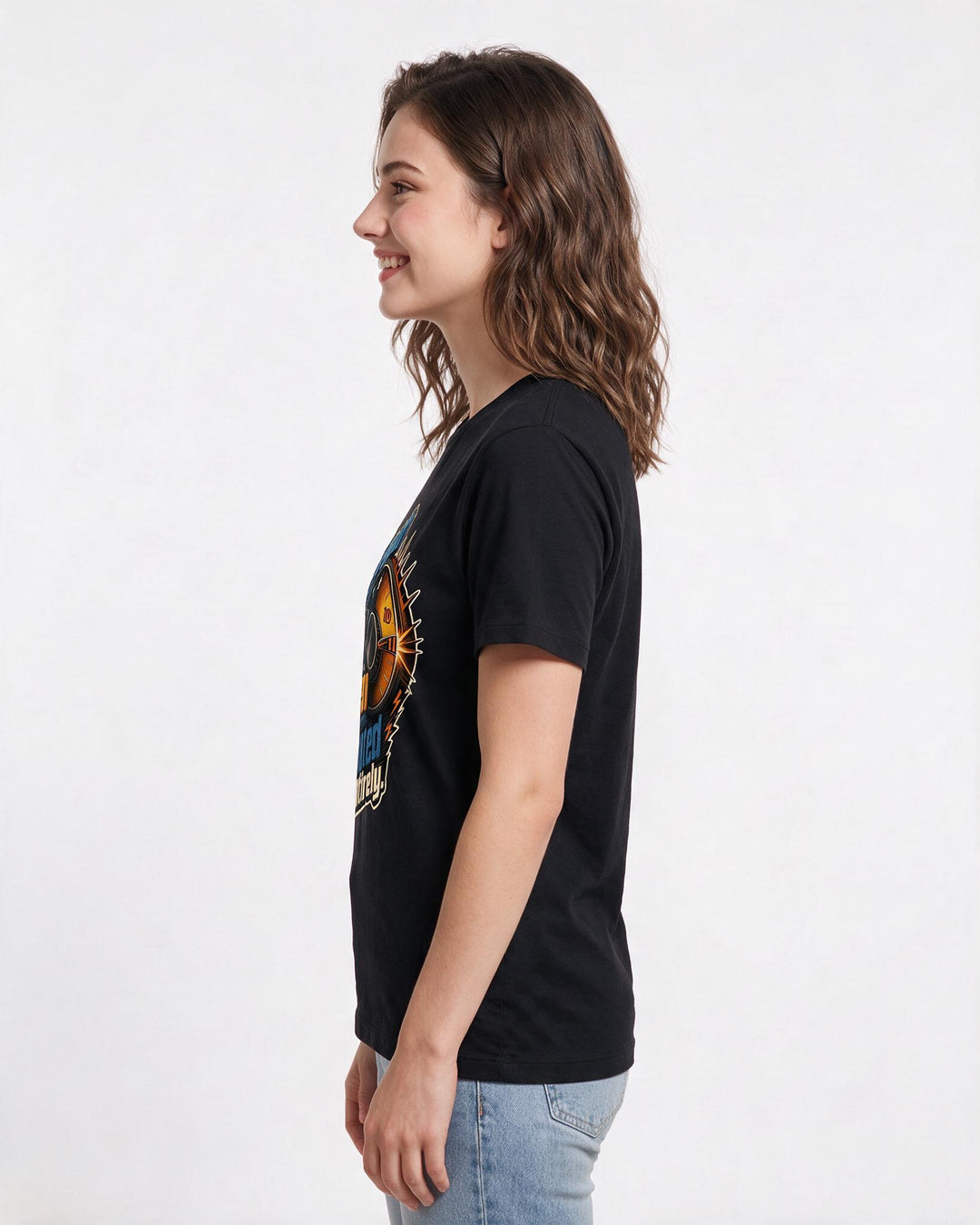 Neurodiversity Black T-Shirt for Women – Everyday Expression Graphic Tee product image 2
