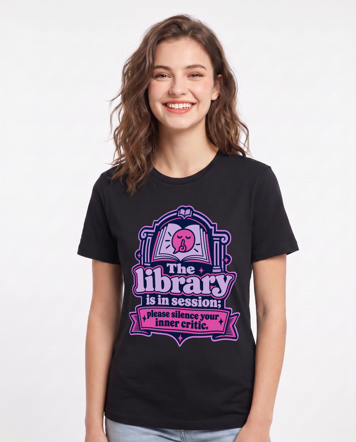 Teacher Black T-Shirt for Women – Everyday Expression Graphic Tee product image 3