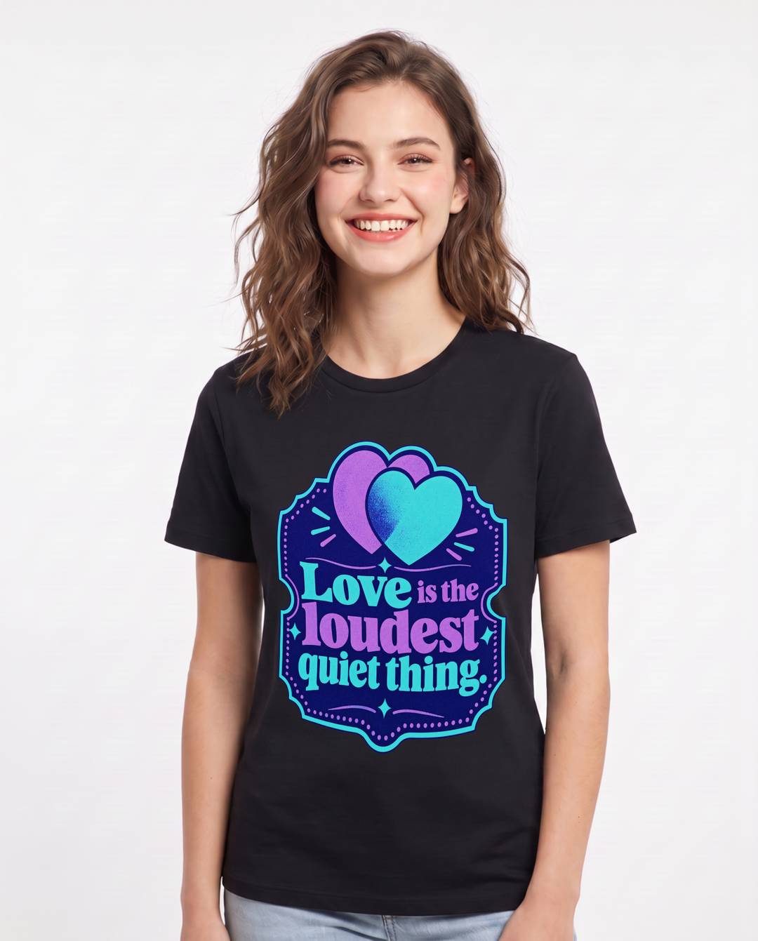 Pride Black T-Shirt for Women – Everyday Expression Graphic Tee product image 3