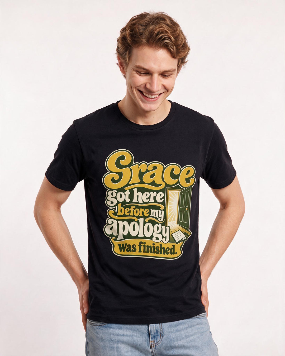 Christian Faith Black T-Shirt for Men – Everyday Expression Graphic Tee product image 1