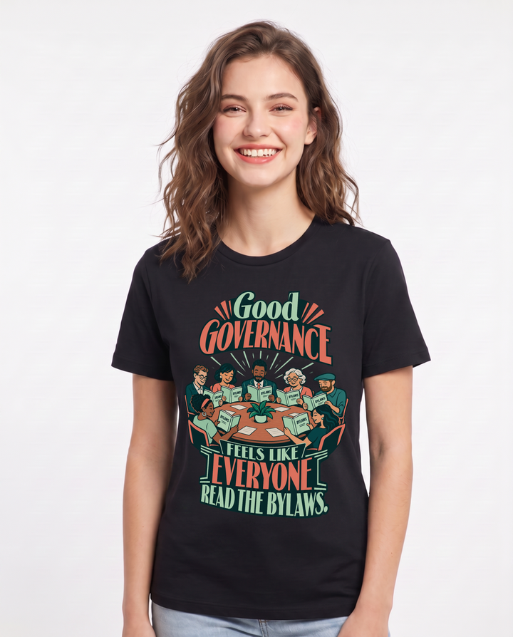 Political Statement Black T-Shirt for Women – Everyday Expression Graphic Tee product image 3