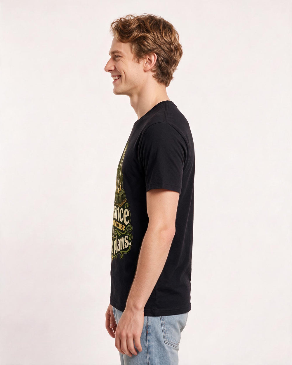 Halloween Black T-Shirt for Men – Halloween Theme Graphic Tee product image 2