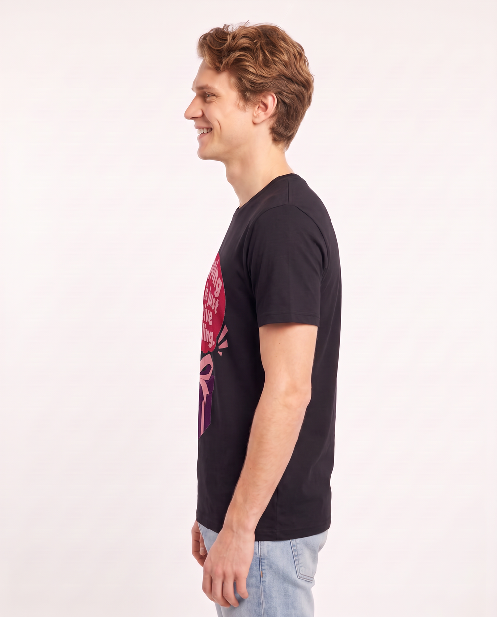 Christmas Men's Black T-Shirt - Wrapping gifts is just creative product image 2