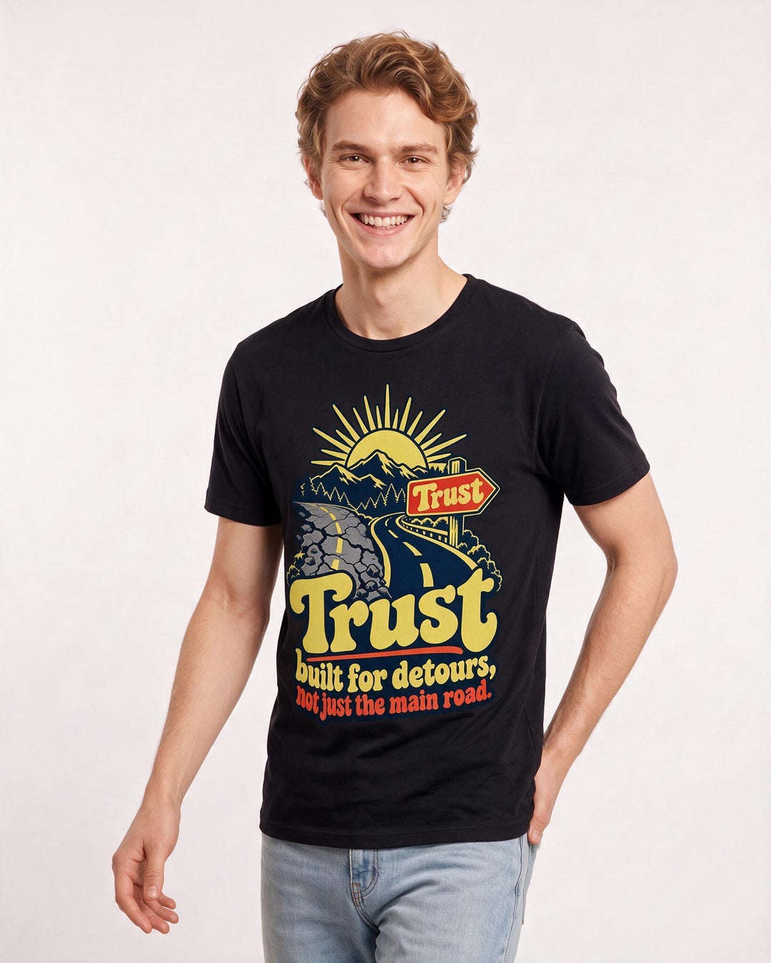 Christian Faith Black T-Shirt for Men – Everyday Expression Graphic Tee product image 1