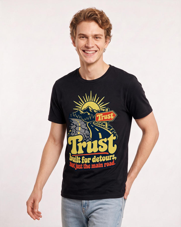 Christian Faith Black T-Shirt for Men – Everyday Expression Graphic Tee product image 1