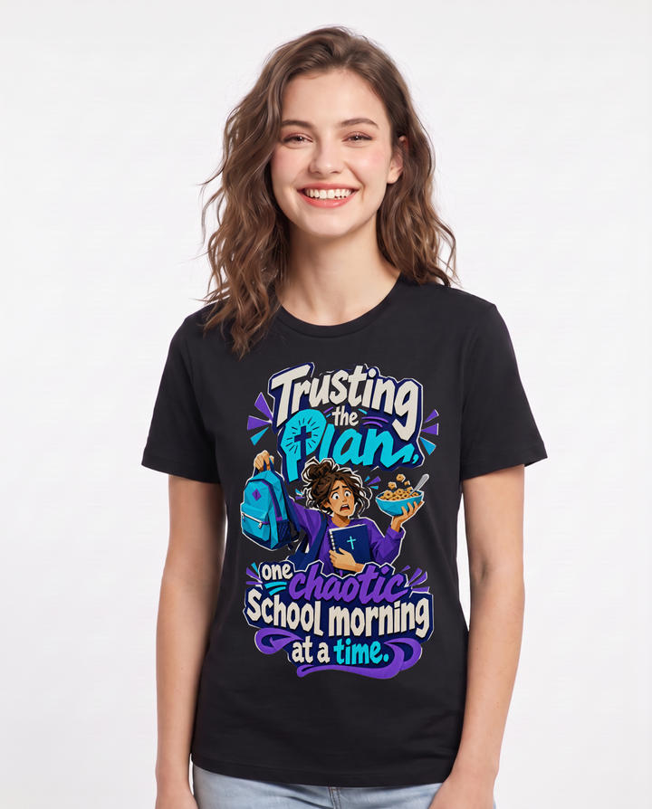 Christian Faith Black T-Shirt for Women – Everyday Expression Graphic Tee product image 3