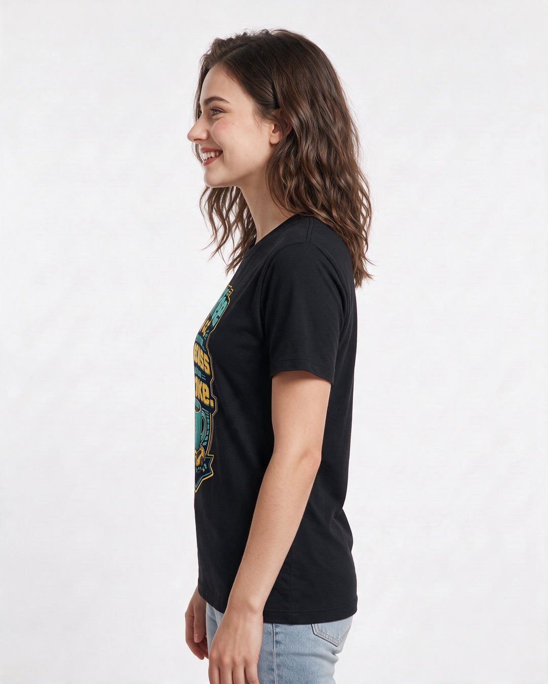Mom Black T-Shirt for Women – Everyday Expression Graphic Tee product image 2