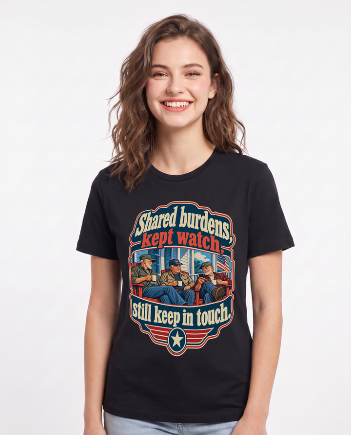 Veteran Black T-Shirt for Women – Everyday Expression Graphic Tee product image 3