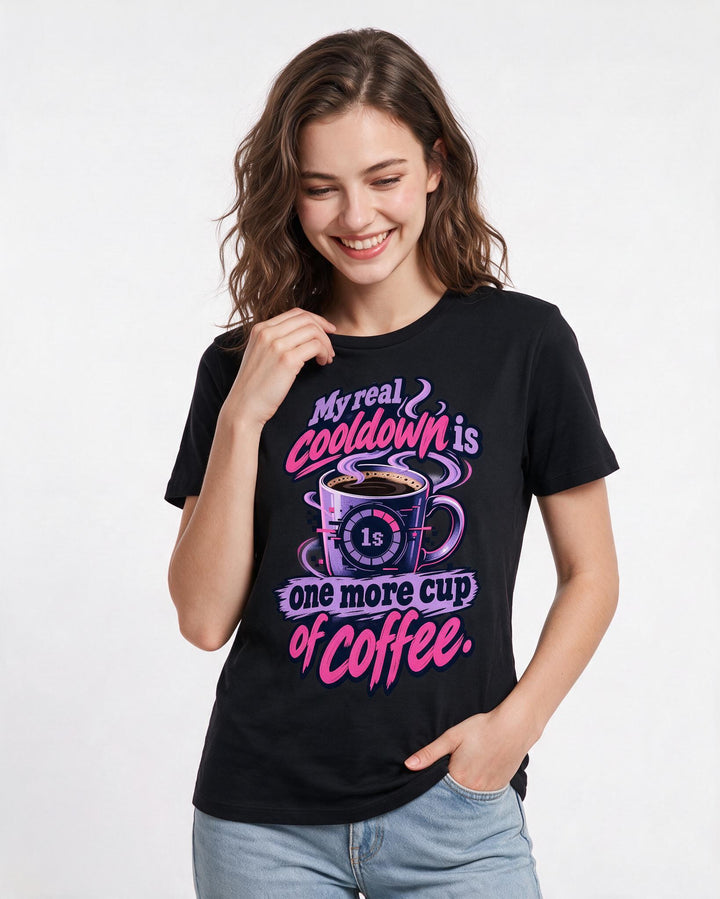 Gaming Black T-Shirt for Women – Game Night Graphic Tee product image 1