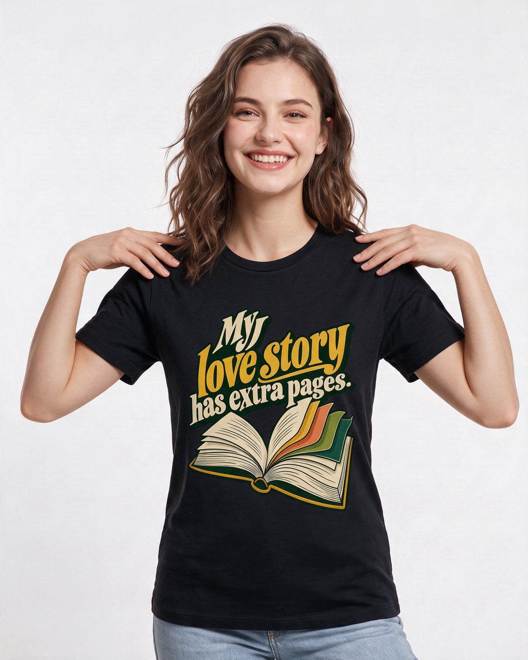 Pride Black T-Shirt for Women – Everyday Expression Graphic Tee product image 1